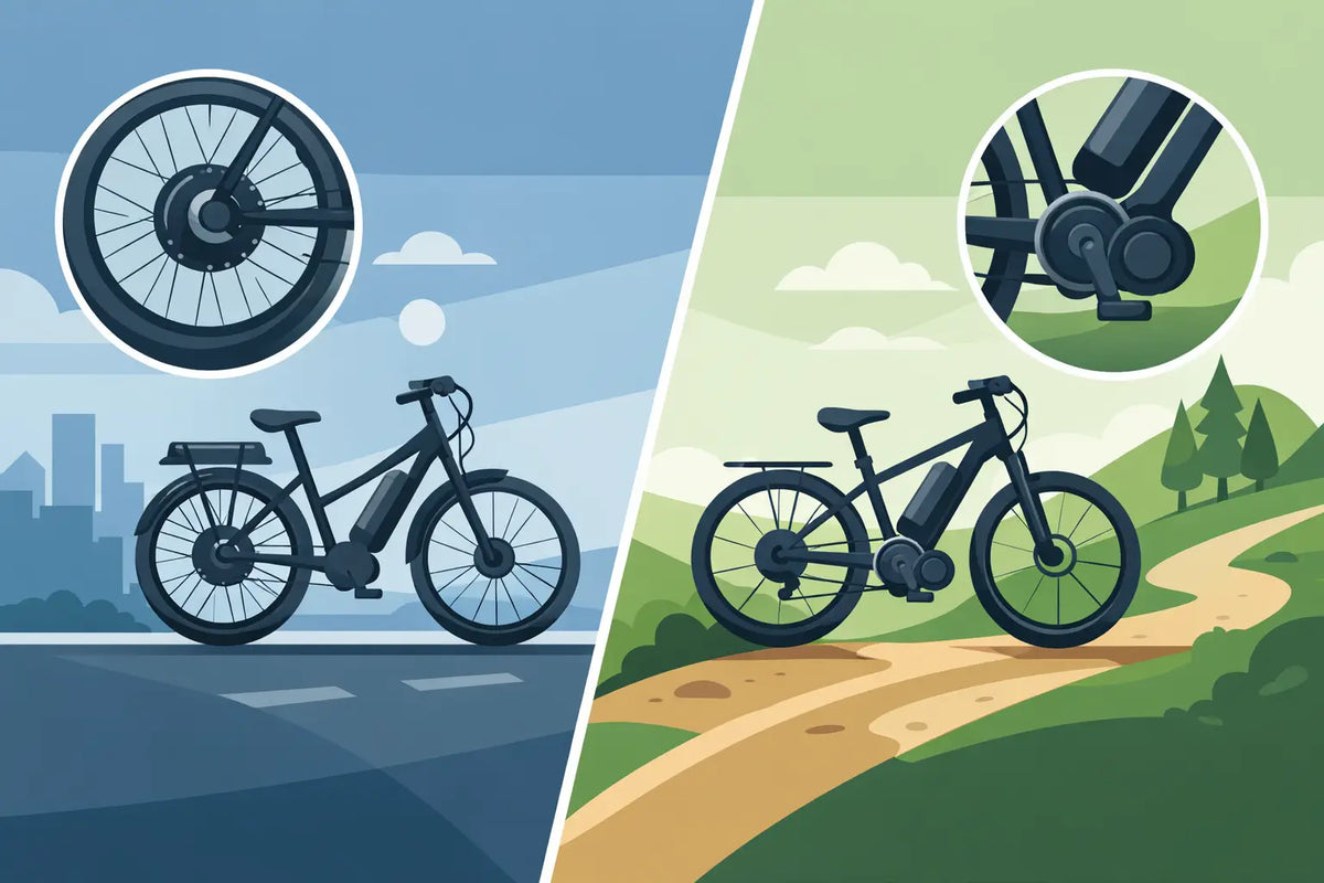 Hub Motor Versus Mid Drive: What Fits You?